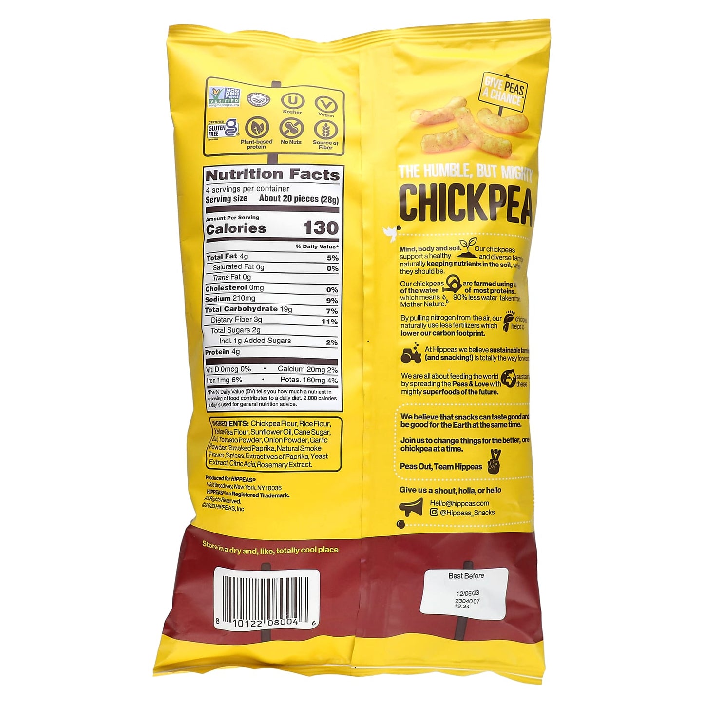 Sustainable Chickpea Puffs | Bohemian Barbecue Flavor, 4 oz - Image 2