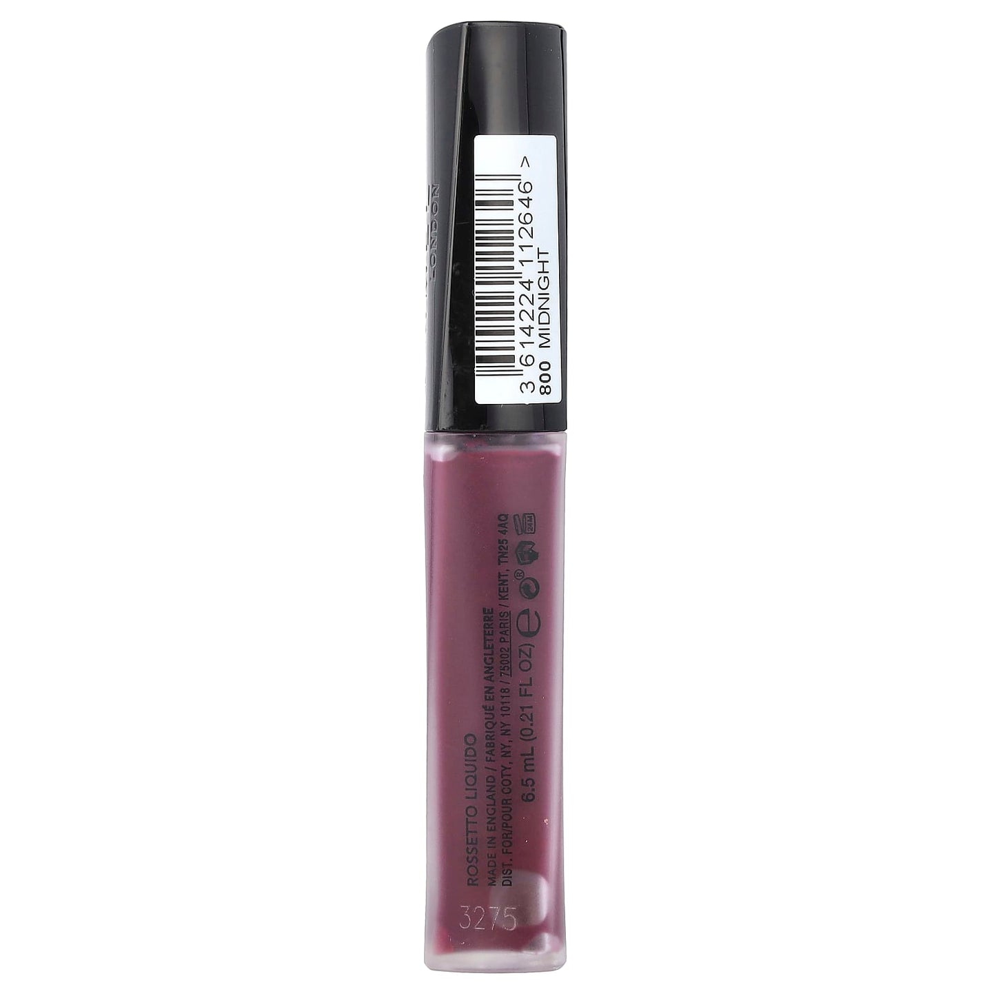 Rimmel London, Stay Matte, Liquid Lip Colour, 800 Midnight, 0.21 fl oz (6.5 ml) - Image 2