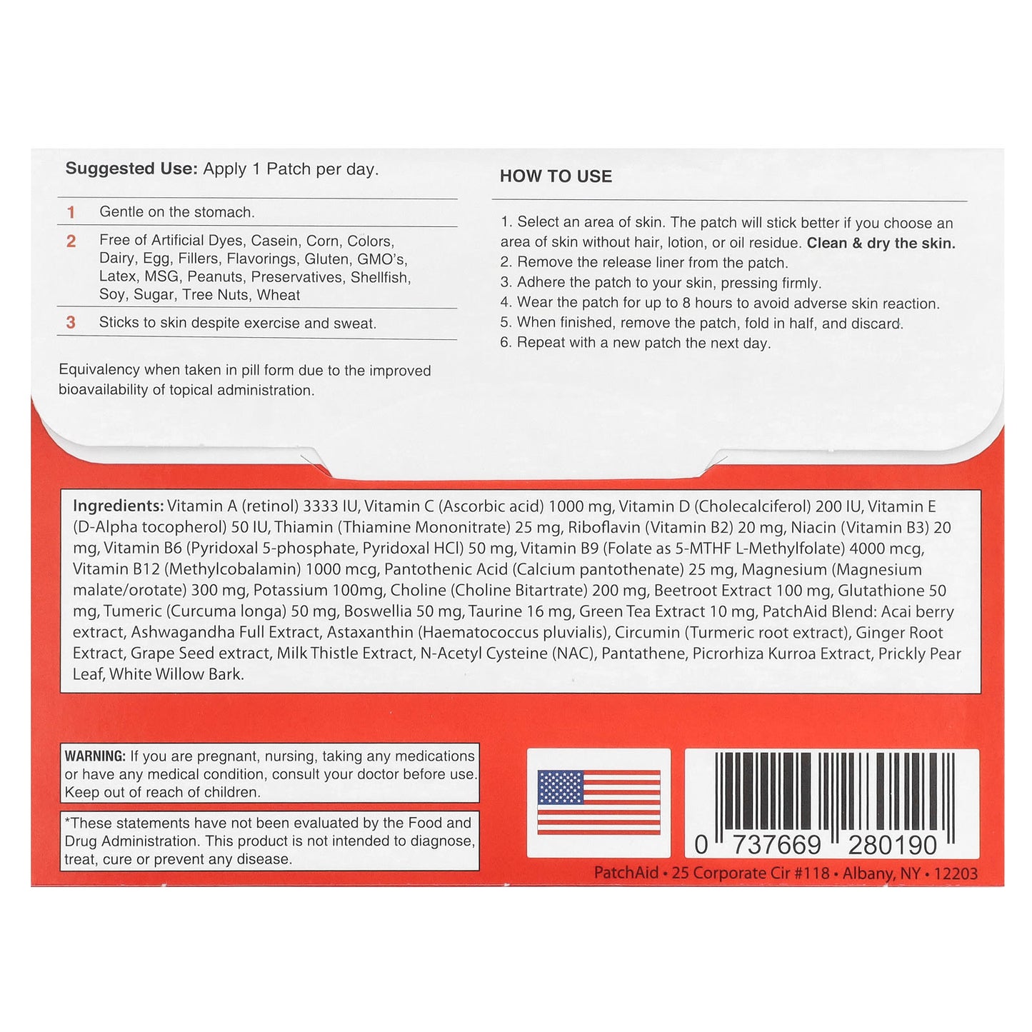 PatchAid, Hangover Plus Patch, 30 Patches - Image 2