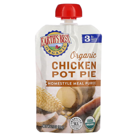 Organic Chicken Pot Pie Baby Food for 9+ Months by Earth's Best - Image 1