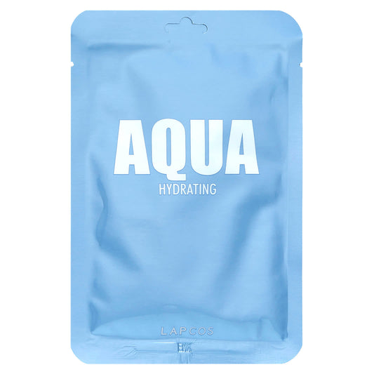Lapcos, Aqua Beauty Sheet  Mask, Hydrating , 1.01 fl oz (30 ml) - Image 1