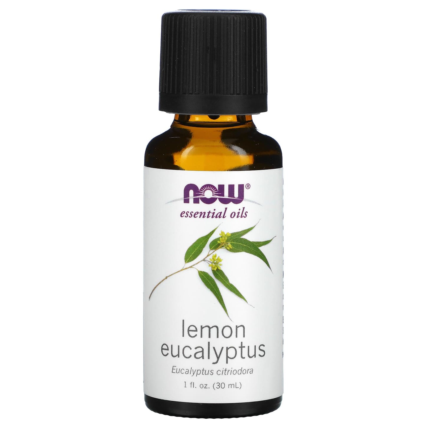 NOW Foods, Essential Oils, Lemon Eucalyptus, 1 fl oz (30 ml) - Image 1