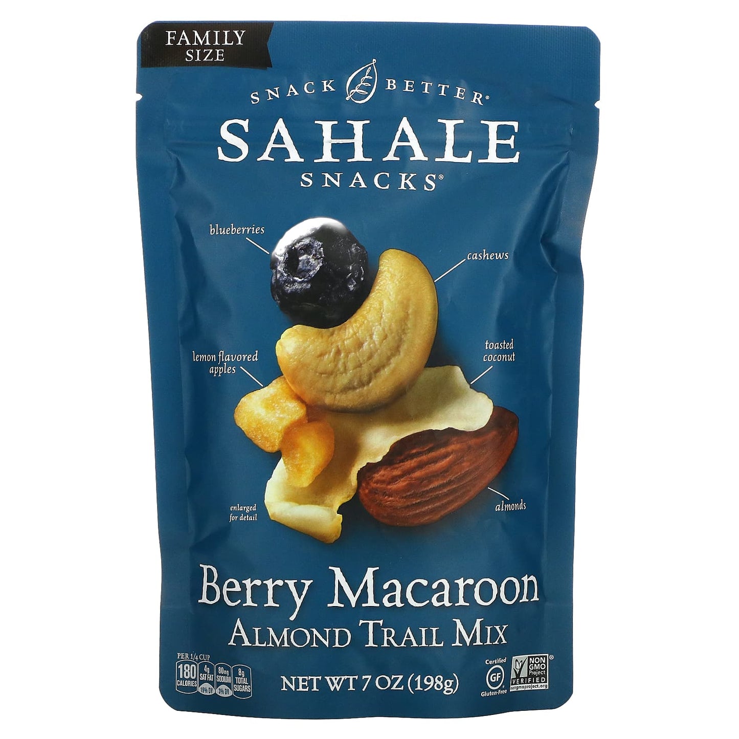 Sahale Snacks, Almond Trail Mix, Berry Macaroon, 7 oz (198 g) - Image 1