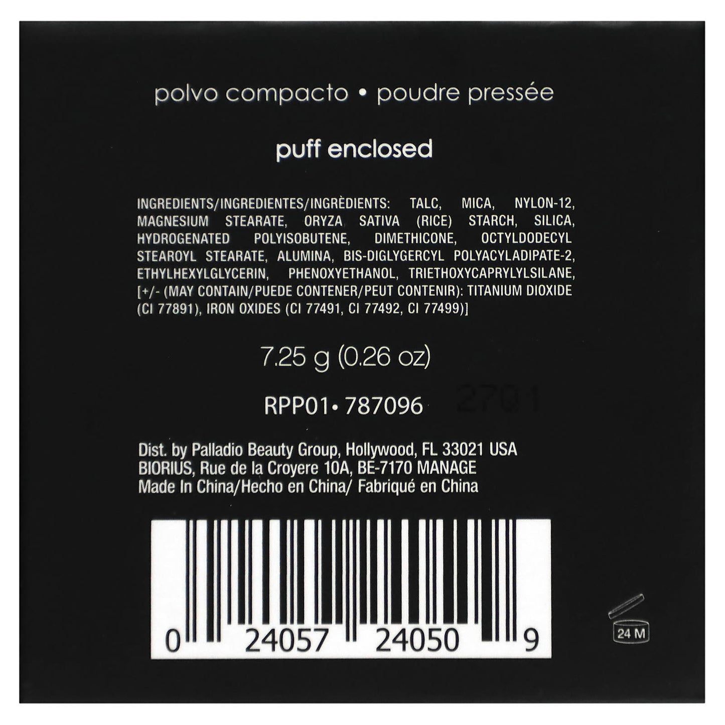 Palladio, Pressed Rice Powder, Translucent RPP01, 0.26 oz (7.25 g) - Image 2