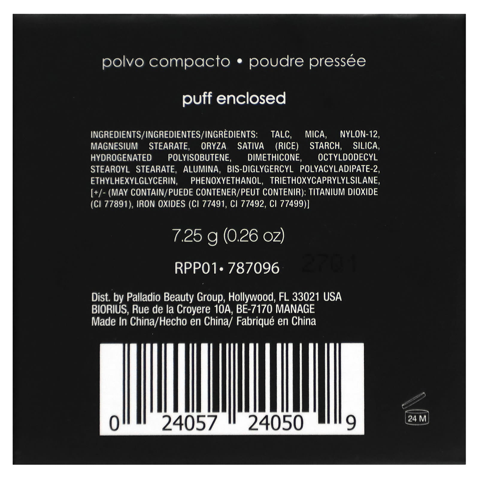 Palladio, Pressed Rice Powder, Translucent RPP01, 0.26 oz (7.25 g) - Image 2