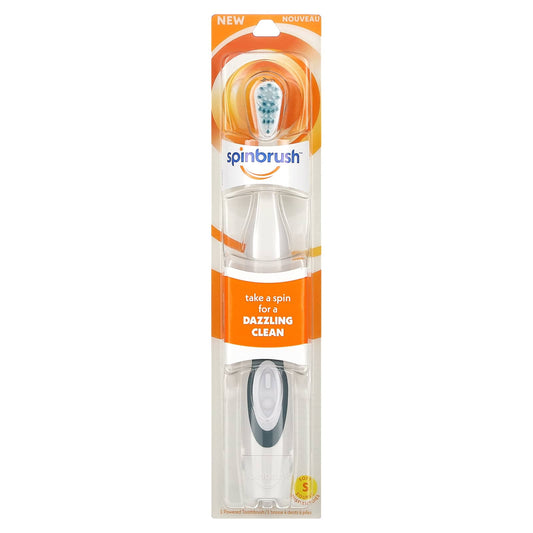 Spinbrush, Dazzling Clean, Powered Toothbrush, Soft, 1 Toothbrush - Image 1