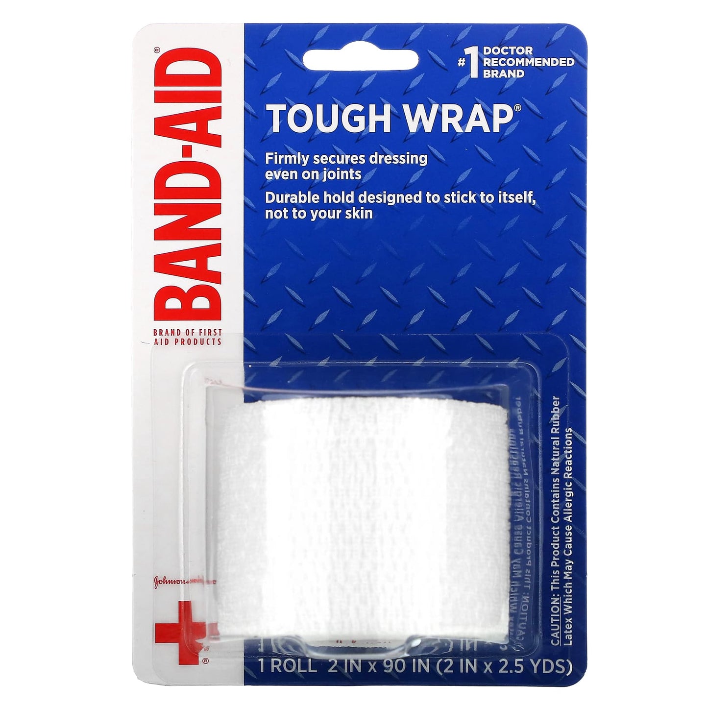 Band Aid Tough Wrap First Aid Bandage - 2in x 90in Roll - Image 1