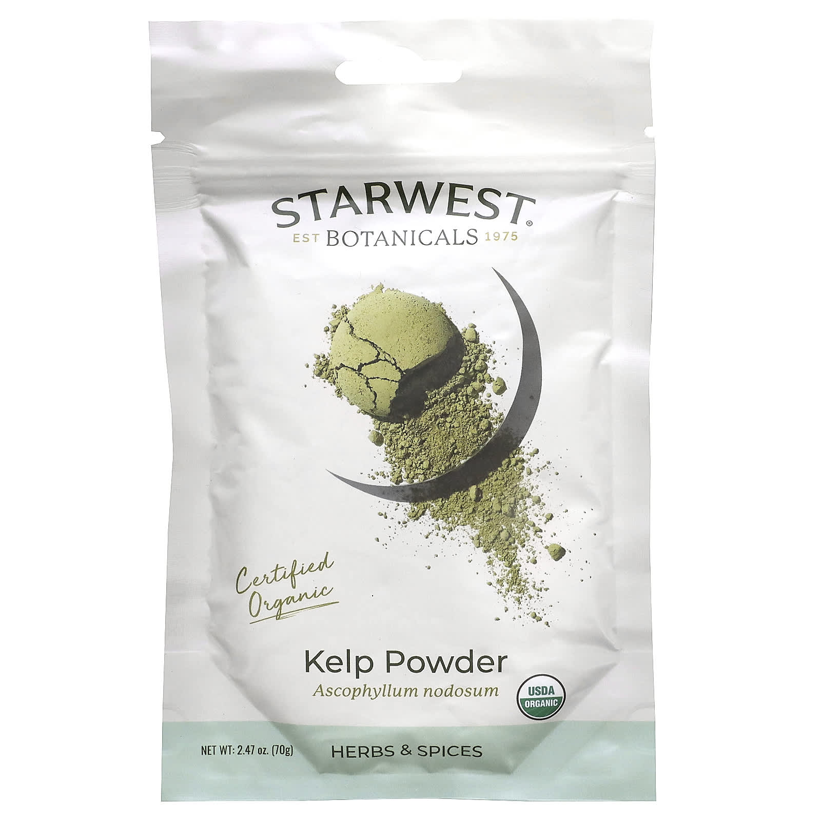 Starwest Botanicals, Organic Kelp Powder, 2.47 oz (70 g) - Image 1