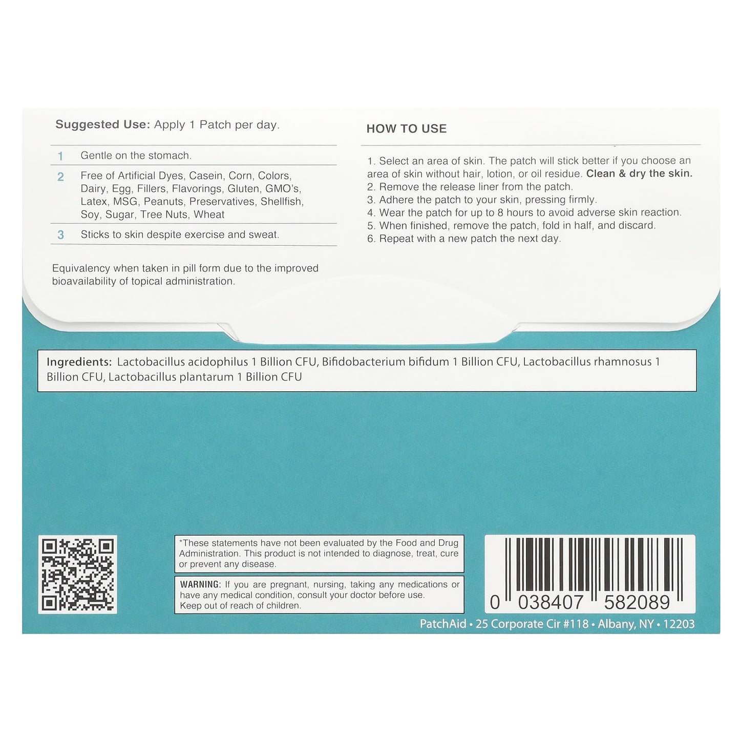 PatchAid, Probiotic Patch , 30 Patches - Image 2