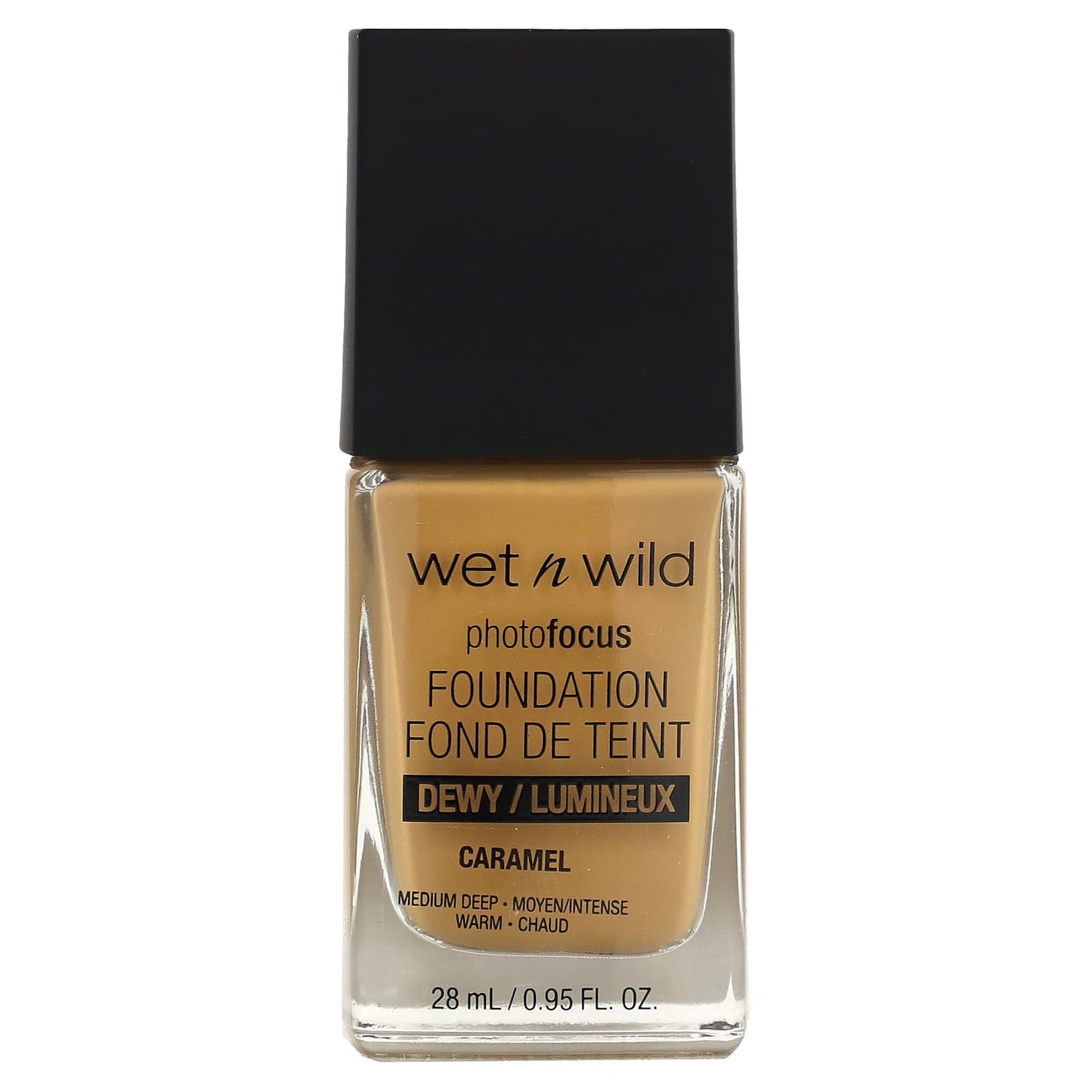 wet n wild, PhotoFocus, Foundation, Dewy, 1111530 Caramel, 0.95 fl oz (28 ml) - Image 1