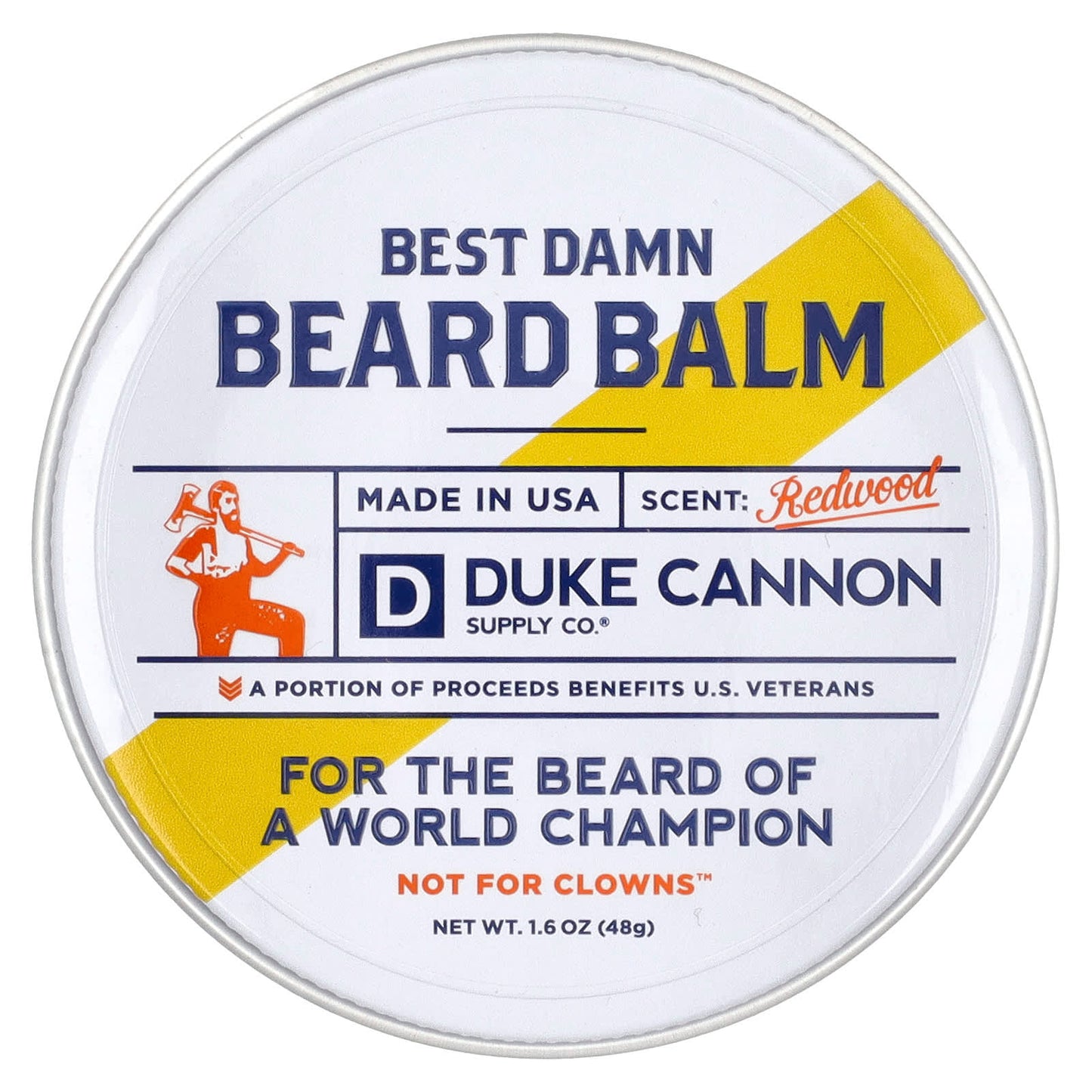 Redwood Scented Beard Balm for Men, Best Beard Softener by Duke Cannon Supply Co. - Image 1