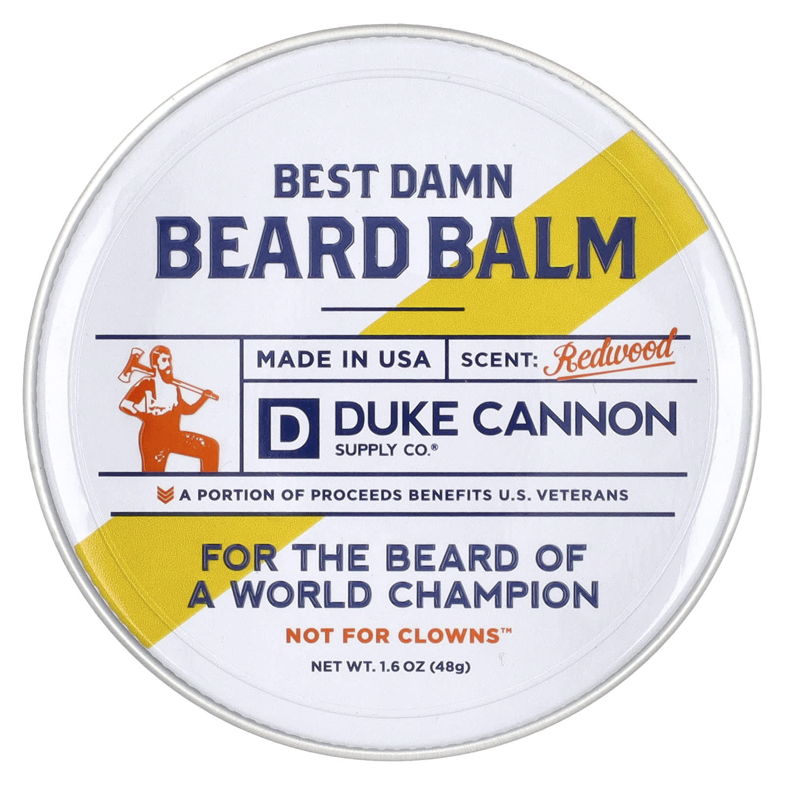 Redwood Scented Beard Balm for Men, Best Beard Softener by Duke Cannon Supply Co. - Image 1