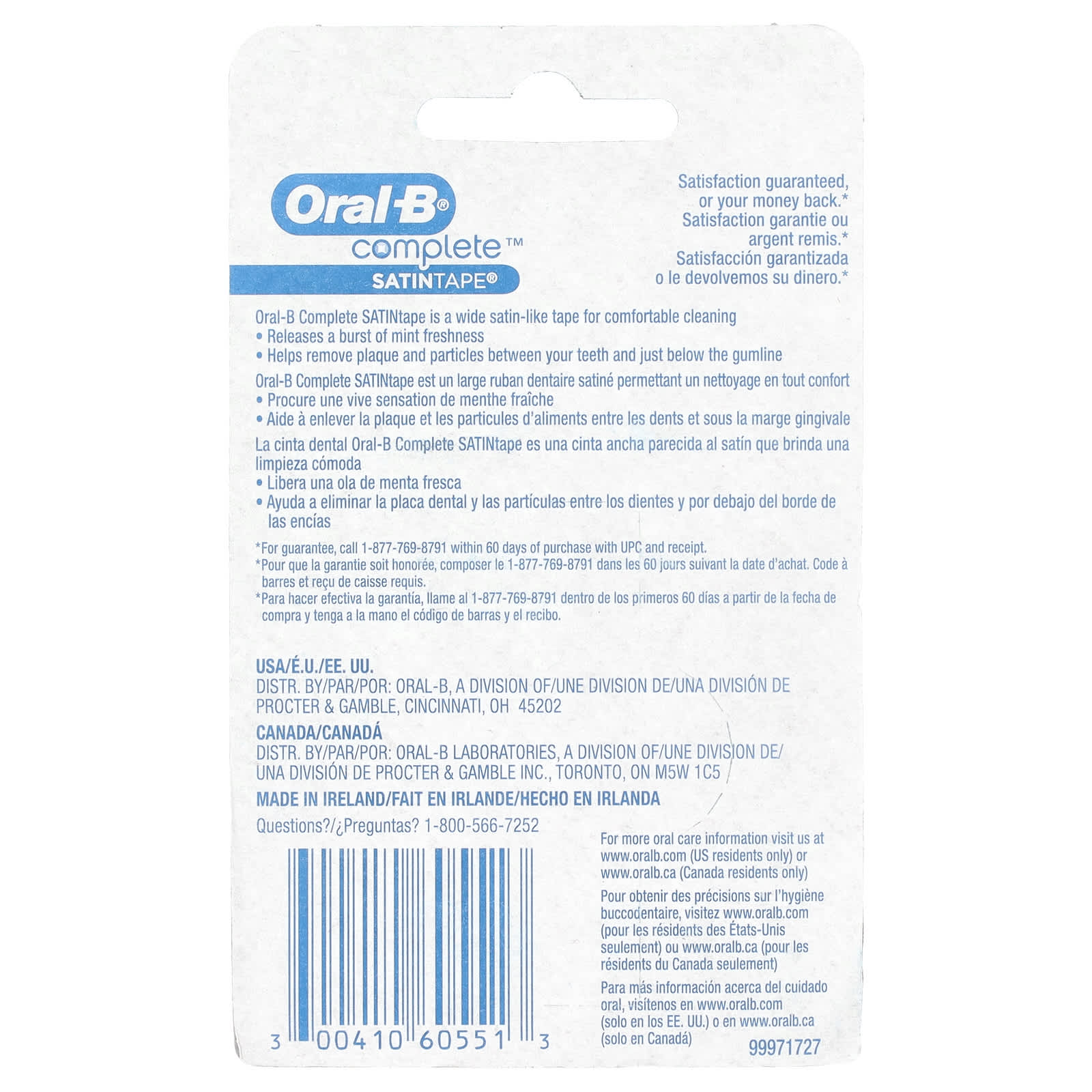 Oral-B, Complete, SATINtape, Mint, 27 yd (25 m) - Image 2