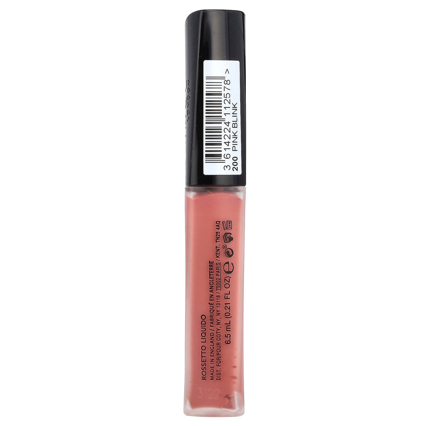 Rimmel London, Stay Matte, Liquid Lip Colour, 200 Pink Blink, 0.21 fl oz (6.5 ml) - Image 2