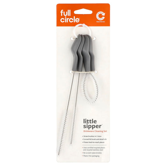 Full Circle Little Sipper Drinkware Cleaning Set, 4 Brushes - Image 1