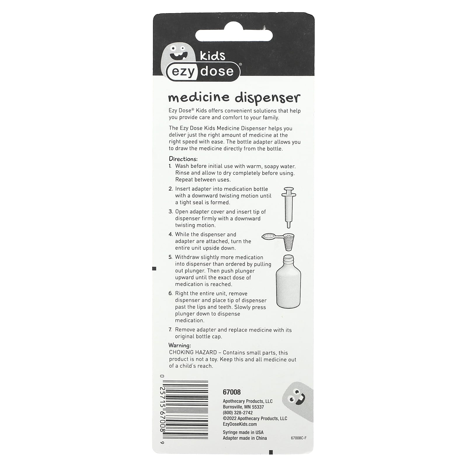 Ezy Dose Medicine Dispenser with Bottle Adapter for Easy Medication - Image 2