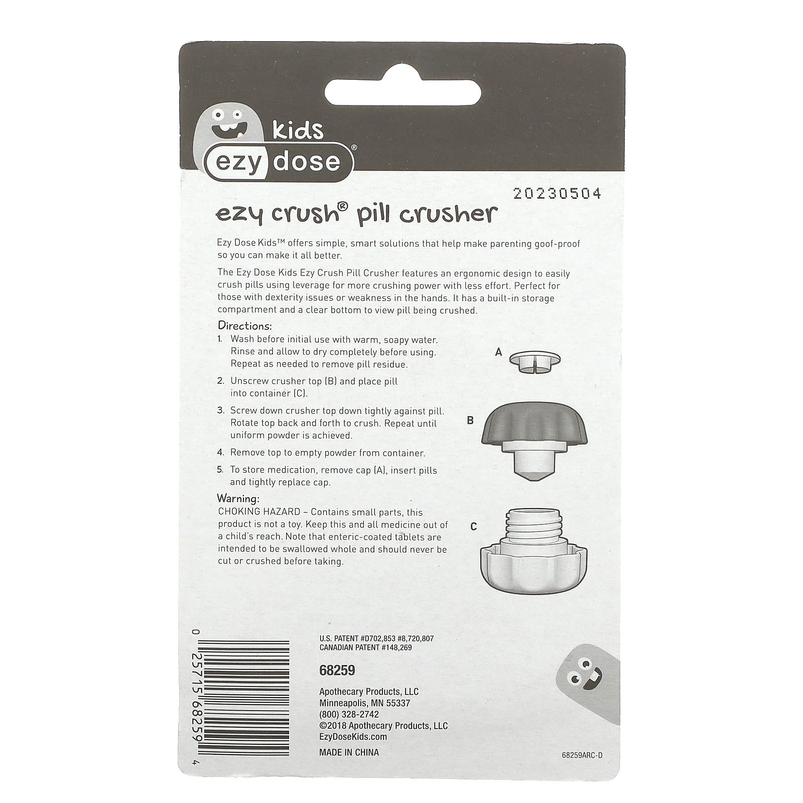 Ezy Dose Kids Pill Crusher for Easy Medication Management - Image 2