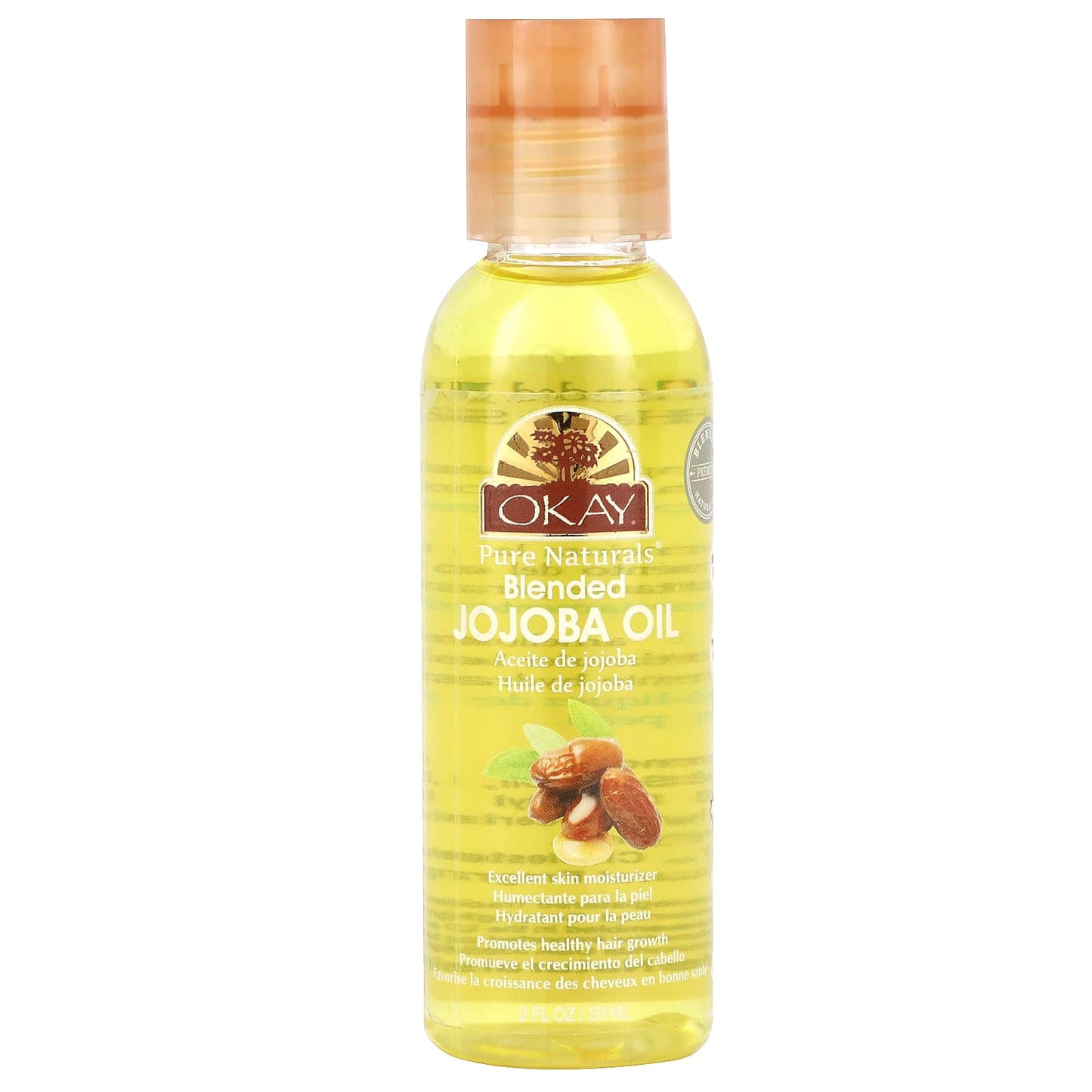 Okay Pure Naturals, Blended Jojoba Oil, 2 fl oz (59 ml) - Image 1