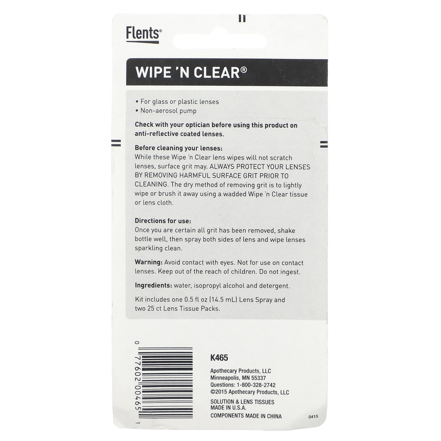 Flents Eyeglass Lens Cleaner Kit | Streak-Free & Non-Smearing - Image 2