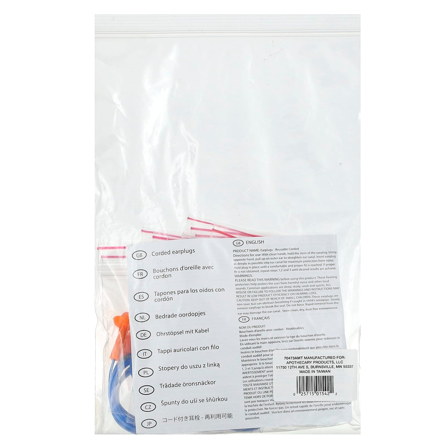 Flents Corded Ear Plugs, Noise-Reducing Hearing Protection for Focus & Relaxation - Image 2