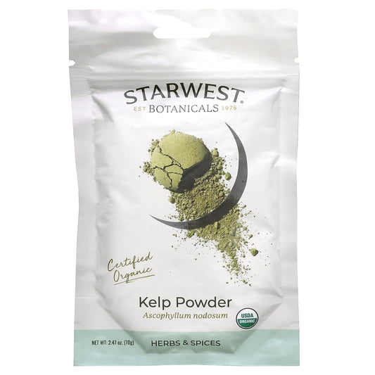 Starwest Botanicals, Organic Kelp Powder, 2.47 oz (70 g) - Image 1