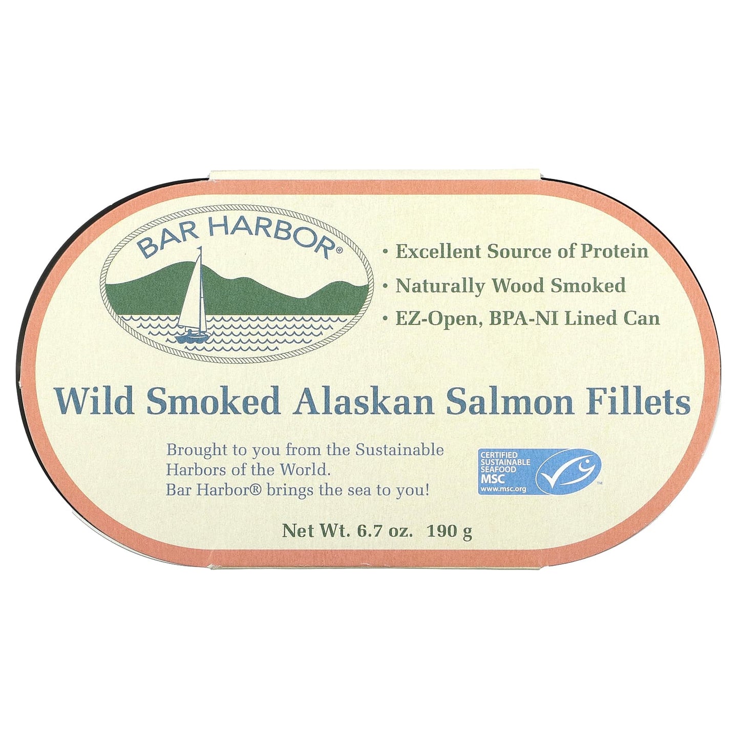 Wild Smoked Alaskan Salmon Fillets by Bar Harbor, Sustainable & Delicious - Image 1