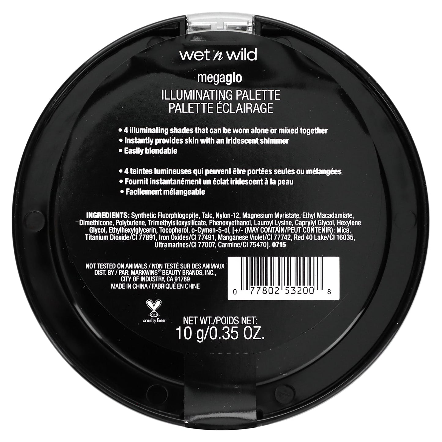 wet n wild, MegaGlo Illuminating Palette, Catwalk Pink , 0.35 oz (10 g) - Image 2