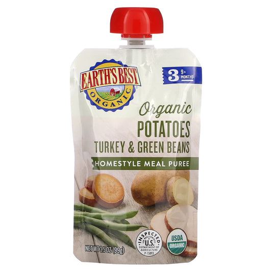 Organic Baby Meals by Earth's Best - Turkey, Potatoes & Green Beans - Image 1