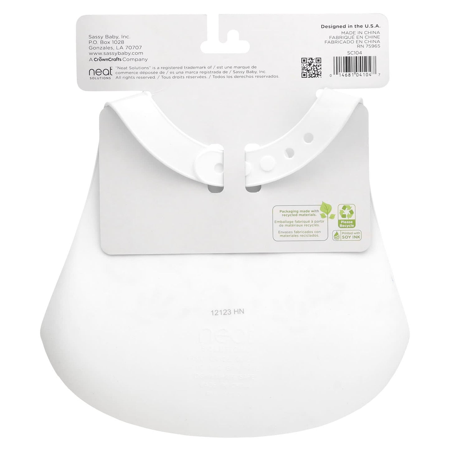 Neat Solutions, Silicone Scoop Bib, 3M +, 1 Count - Image 2