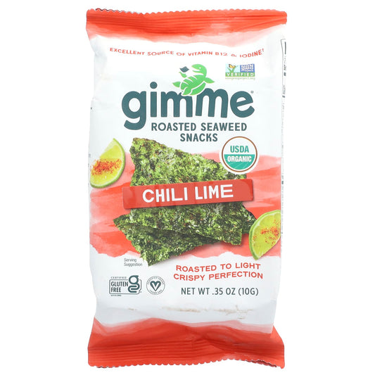 Craveably Crispy Chili Lime Seaweed Snacks by gimMe - Image 1