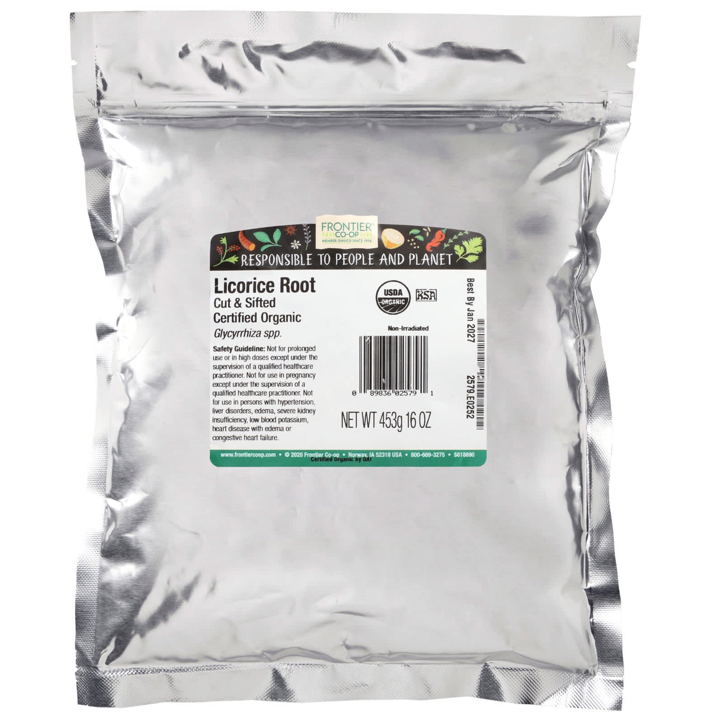 Organic Licorice Root Tea by Frontier Co-op - 16 oz - Image 2