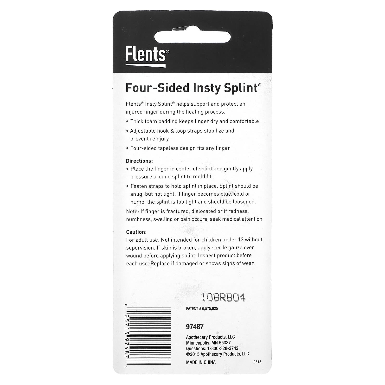 Flents Finger Splint for Injury Support & Protection - Image 2