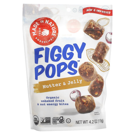 Made in Nature, Figgy Pops, Nutter & Jelly, 4.2 oz (119 g) - Image 1