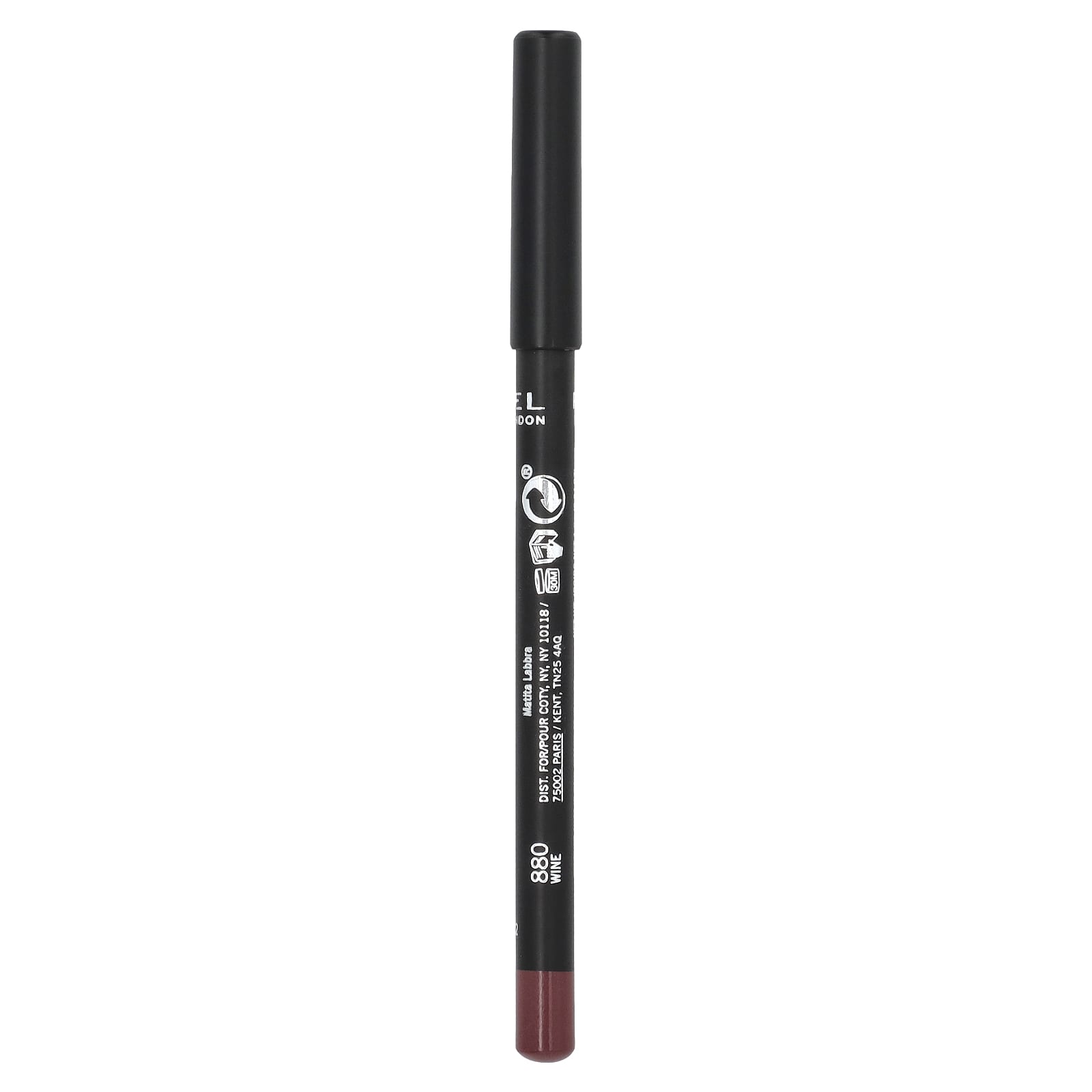 Rimmel London, Lasting Finish, Lip Liner, 880 Wine, 0.04 oz (1.2 g) - Image 2