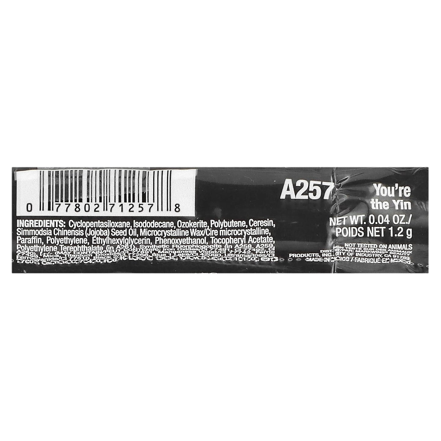 wet n wild, On Edge Longwearing Eye Pencil, A257 You're The Yin, 0.04 oz (1.2 g) - Image 2