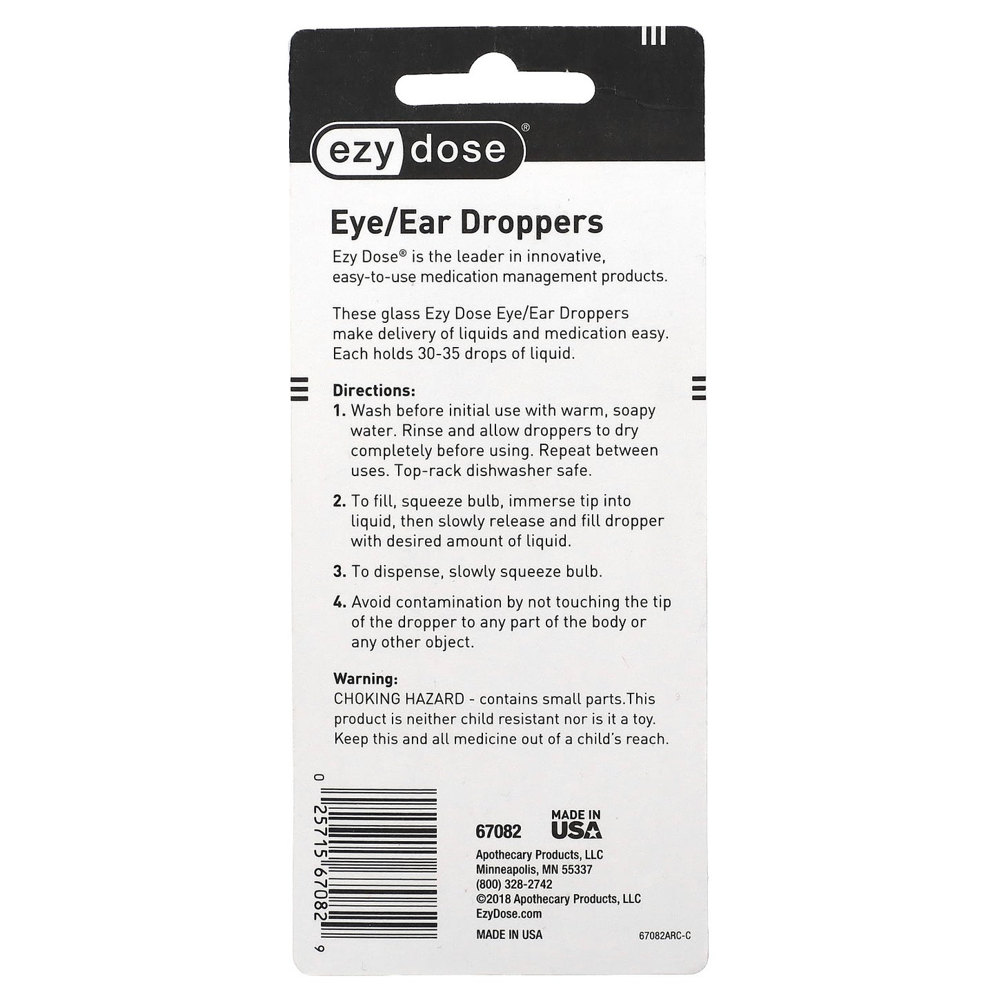 Ezy Dose Eye and Ear Glass Droppers | Accurate Medication Delivery - Image 2