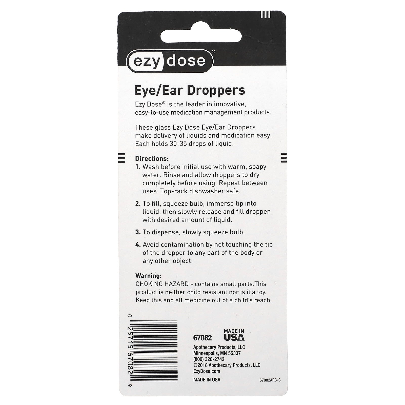 Ezy Dose Eye and Ear Glass Droppers | Accurate Medication Delivery - Image 2