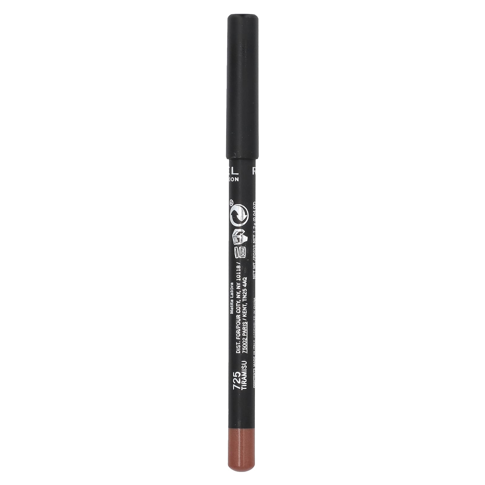 Rimmel London, Lasting Finish, Lip Liner, 725 Tiramisu, 0.04 oz (1.2 g) - Image 2