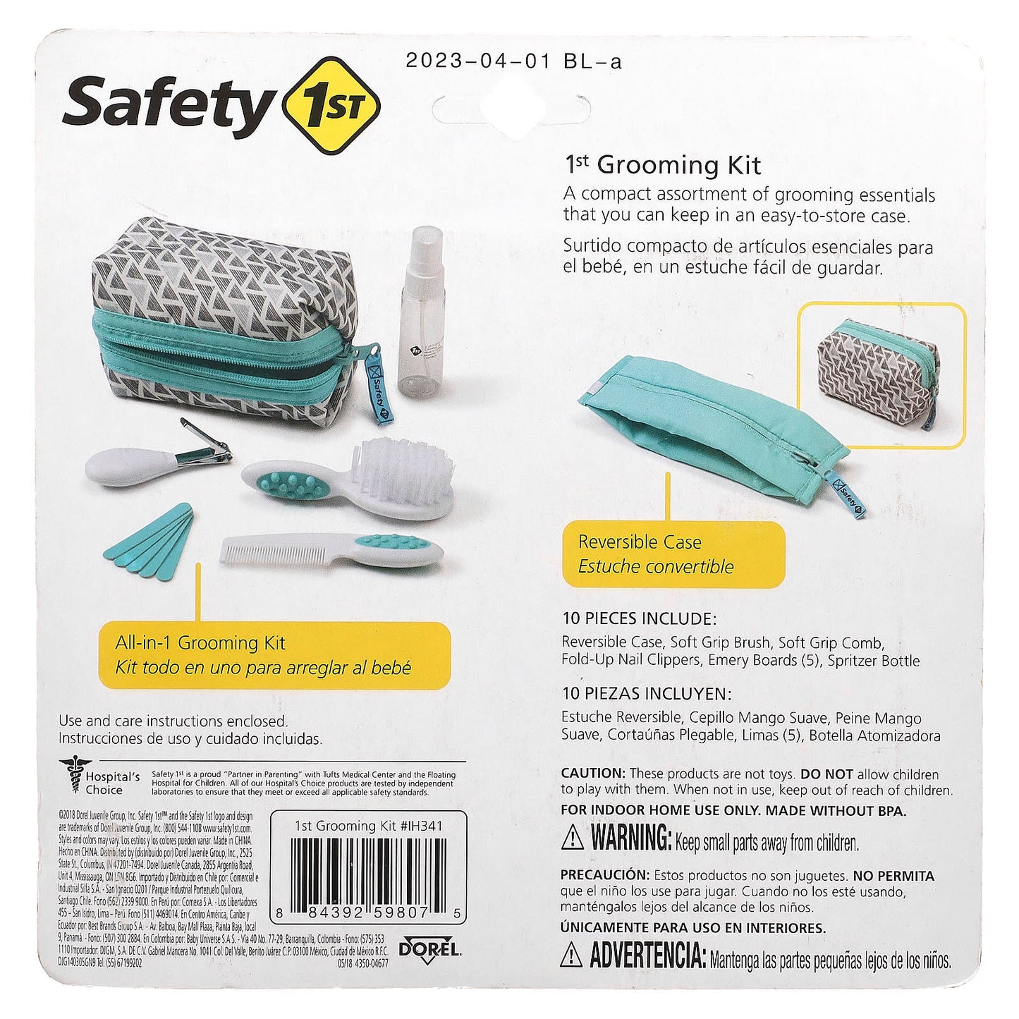 Safety 1st, 1st Grooming Kit, 10 Piece Kit - Image 2