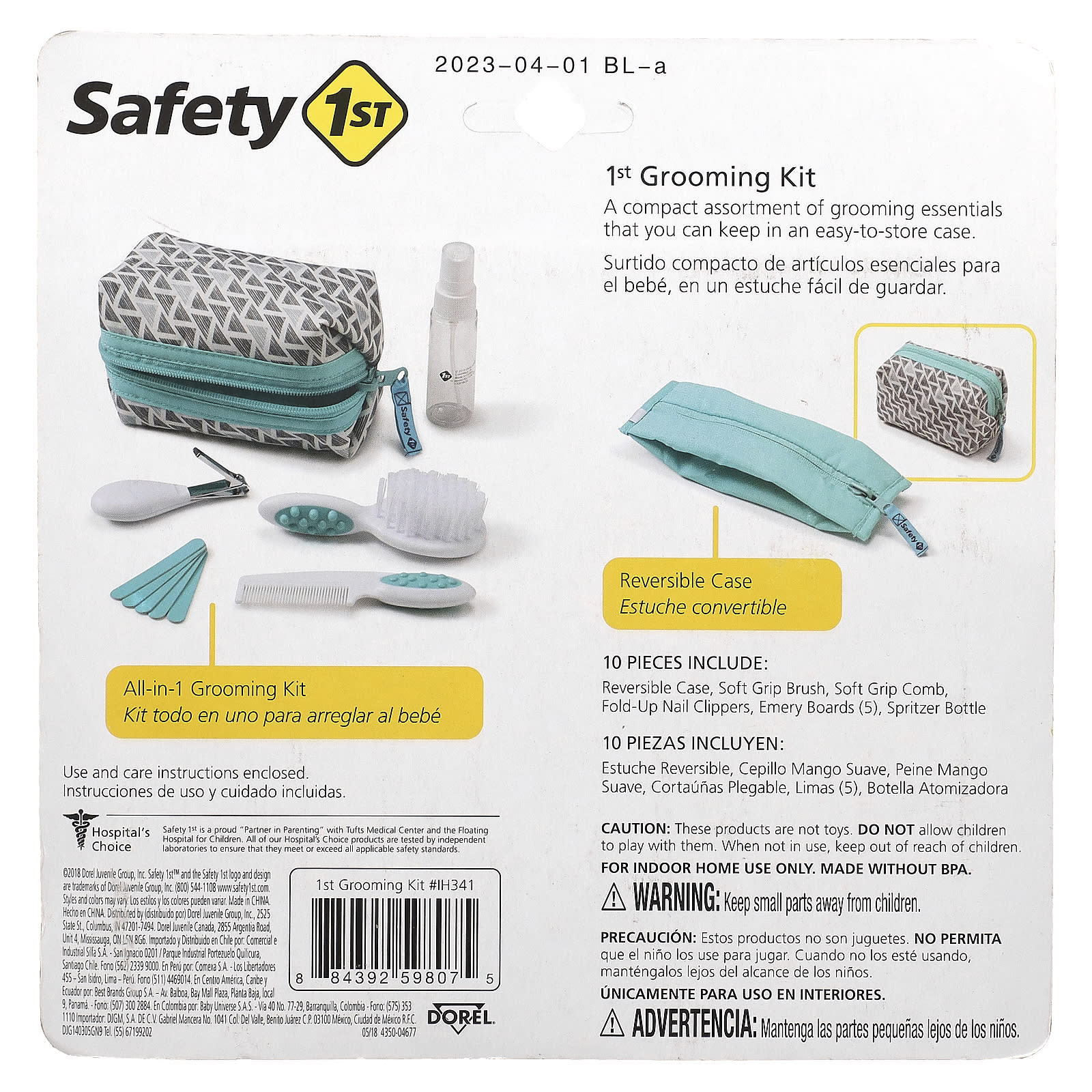 Safety 1st, 1st Grooming Kit, 10 Piece Kit - Image 2