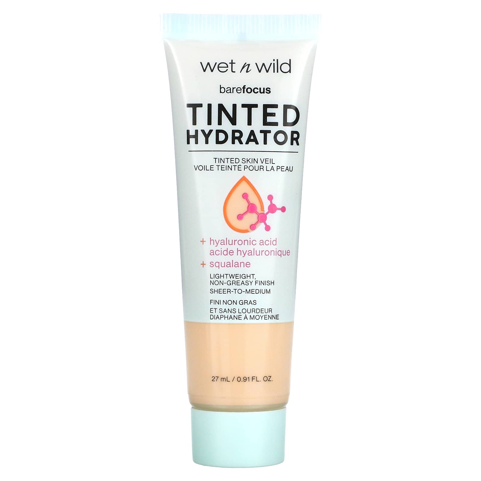 wet n wild, Barefocus, Tinted Hydrator, 1114060 Fair, 0.91 fl oz (27 ml) - Image 1