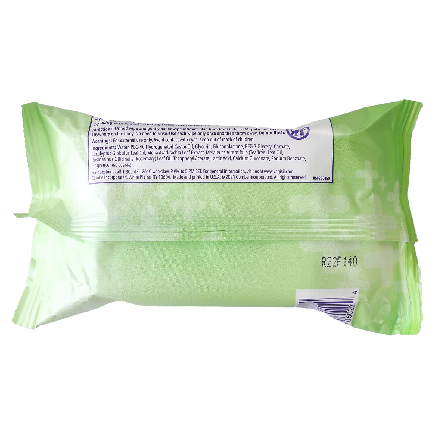 Vagisil, Daily Freshening Wipes, Healthy Detox , 20 Disposable Wipes - Image 2