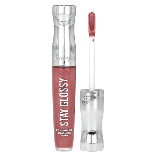 Rimmel London, Stay Glossy Lip Gloss, 290 Date Night, 0.18 fl oz (5.5 ml) - Image 1