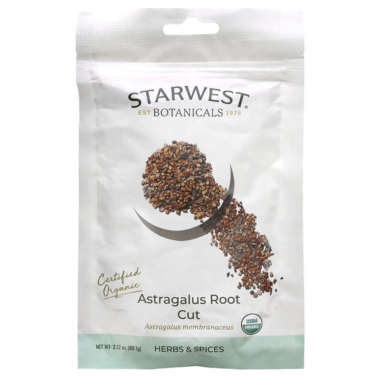 Starwest Botanicals, Organic Astragalus Root Cut, 2.12 oz (60.1 g) - Image 1