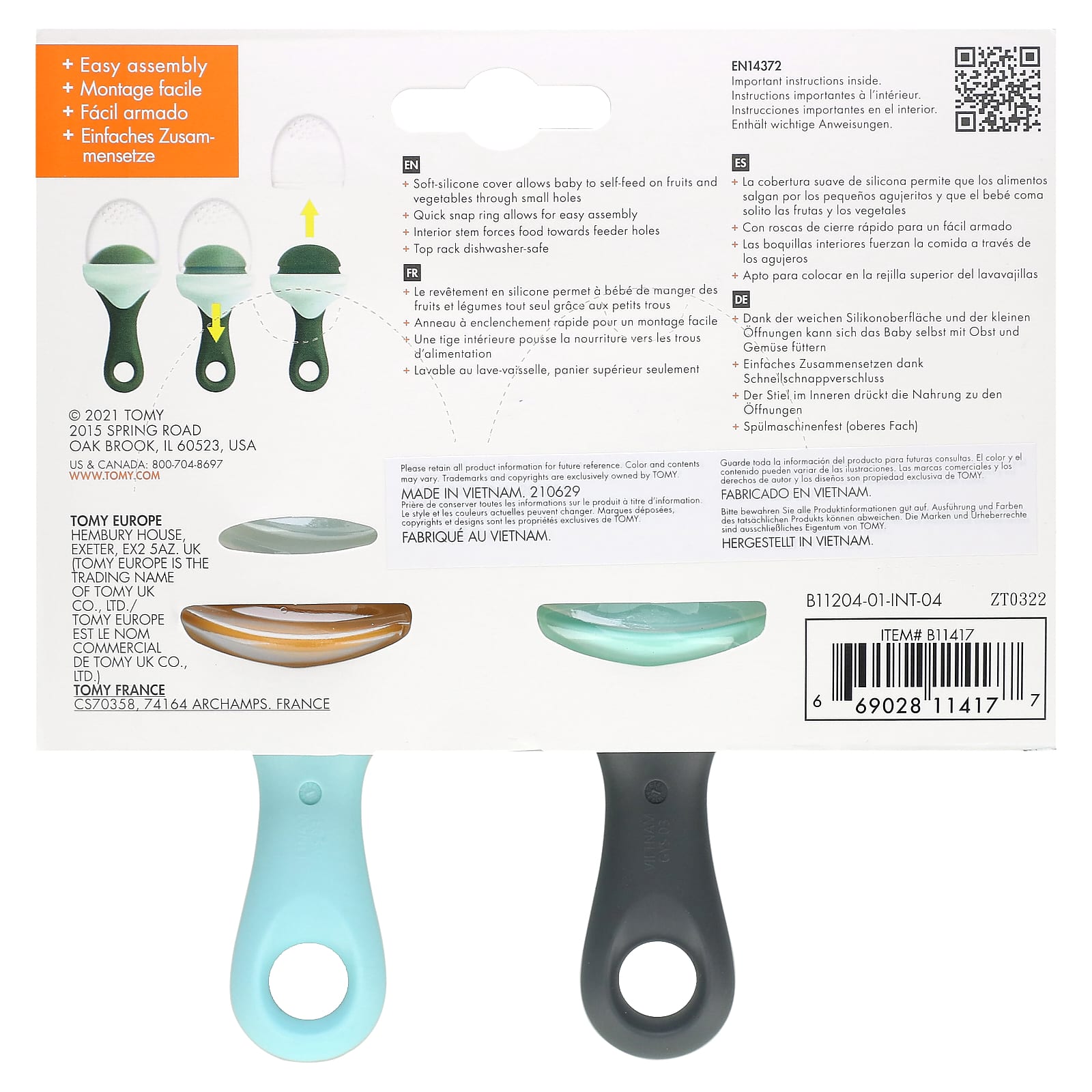 Boon Silicone Baby Feeder for 6 Months+, Easy and Safe Snacking - Image 2