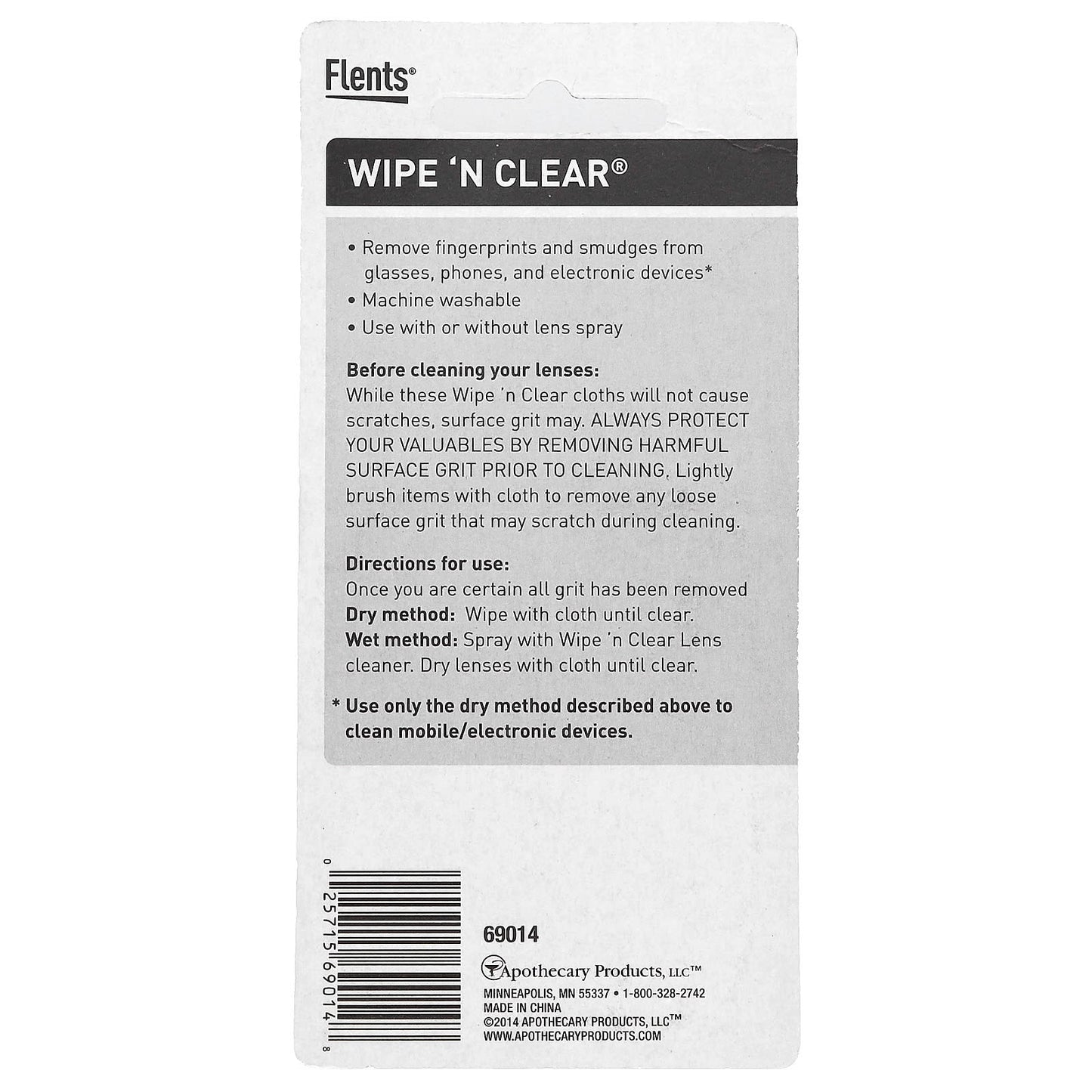 Microfiber Lens Cleaning Cloth by Flents - Safe & Effective - Image 2