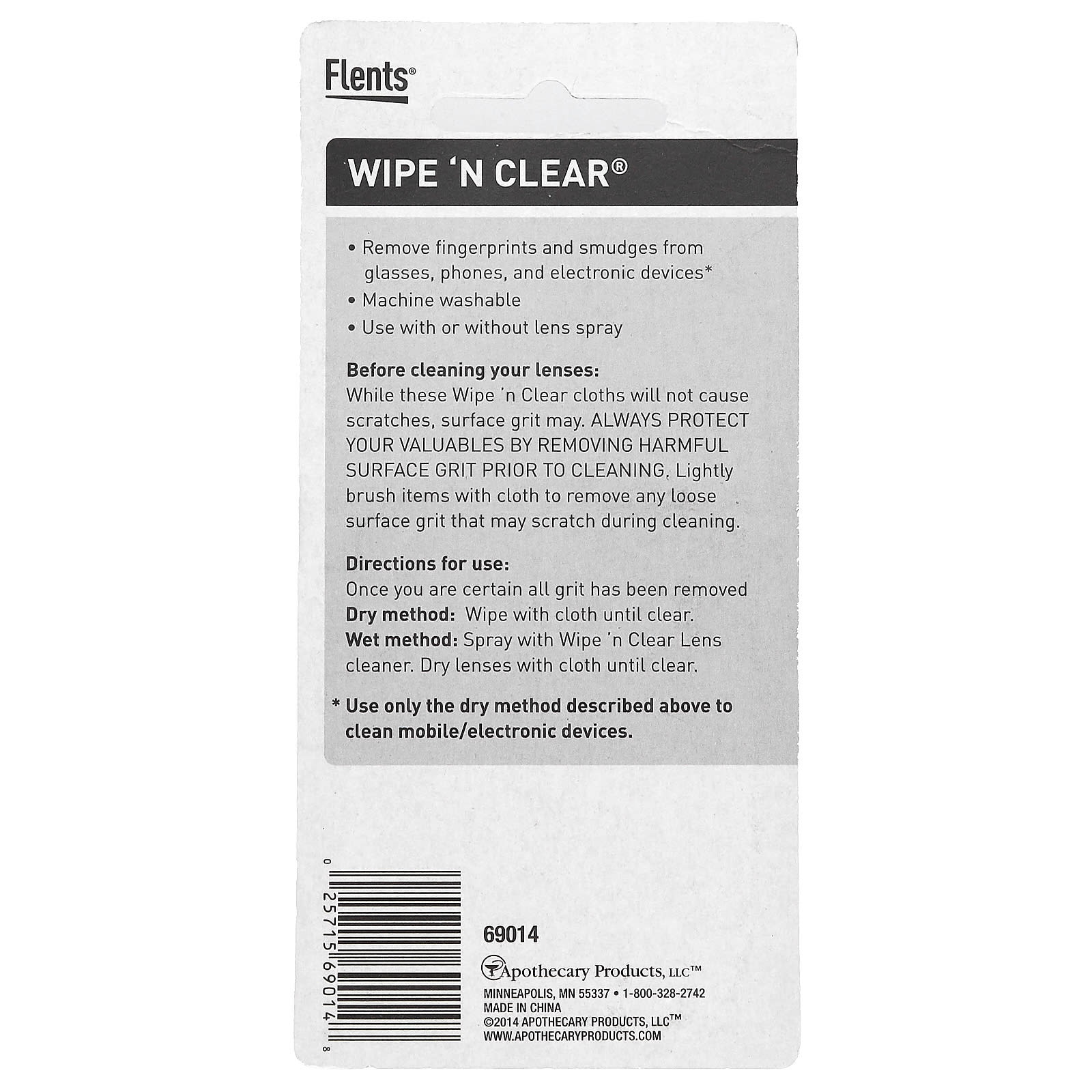 Microfiber Lens Cleaning Cloth by Flents - Safe & Effective - Image 2