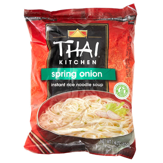 Thai Kitchen, Instant Rice Noodle Soup, Spring Onion, 1.6 oz (45 g) - Image 1