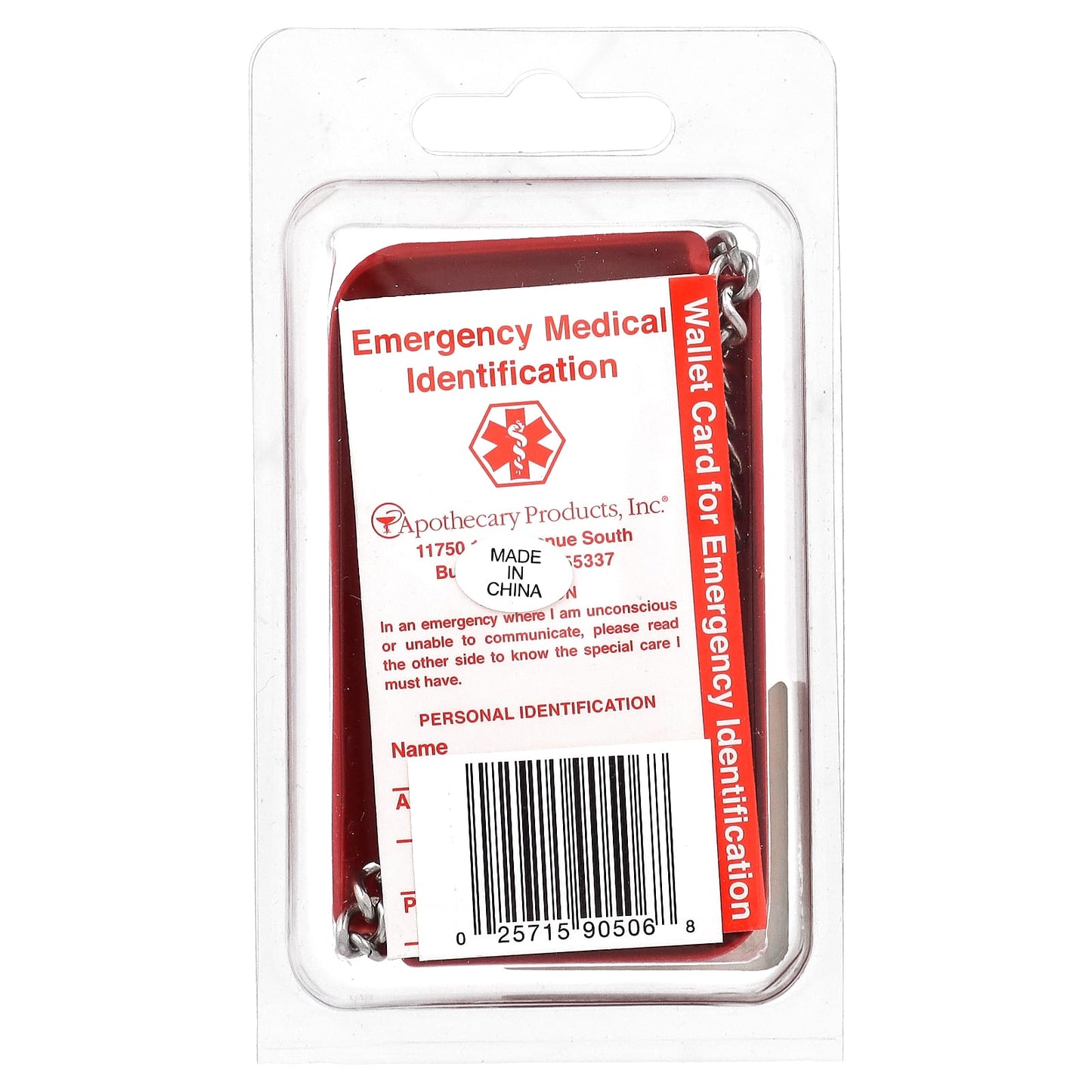 Medical Alert Heart Patient Stainless Steel Bracelet - Image 2