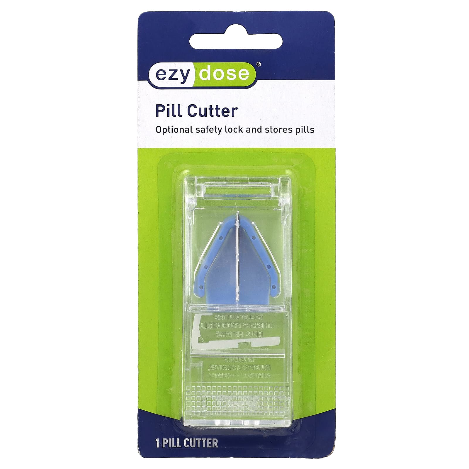 Ezy Dose Pill Cutter with Safety Lock for Easy Medication Management - Image 1